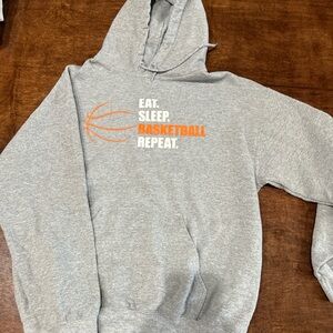 Gildan Heather Gray Hoodie